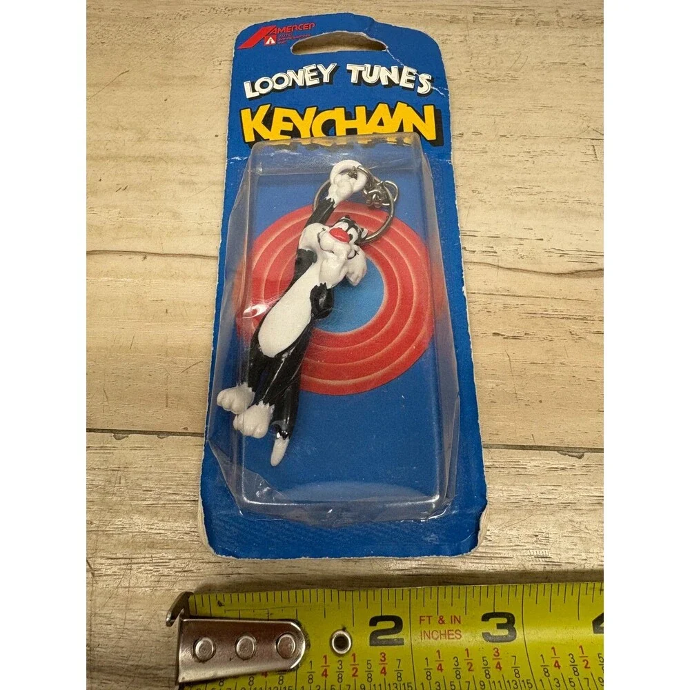 Vtg 1989 Looney Tunes Keychan Sylvester New in Original Box